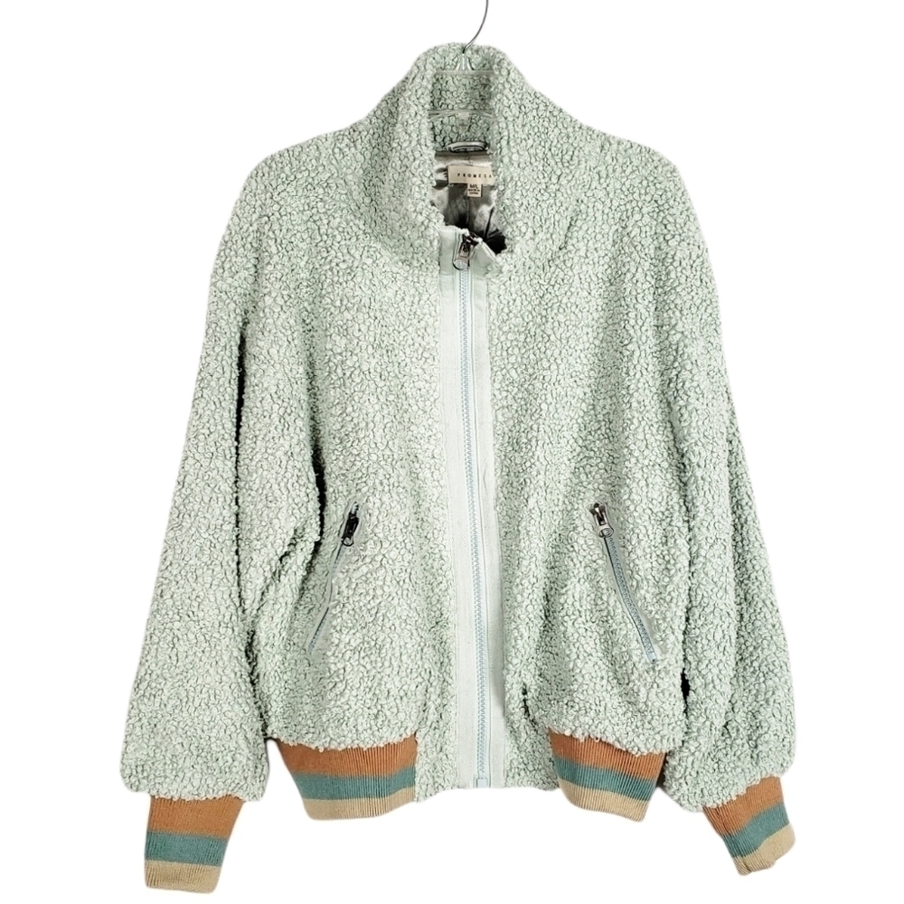 PROMESA Leave It To Me Pocketed Teddy Jacket